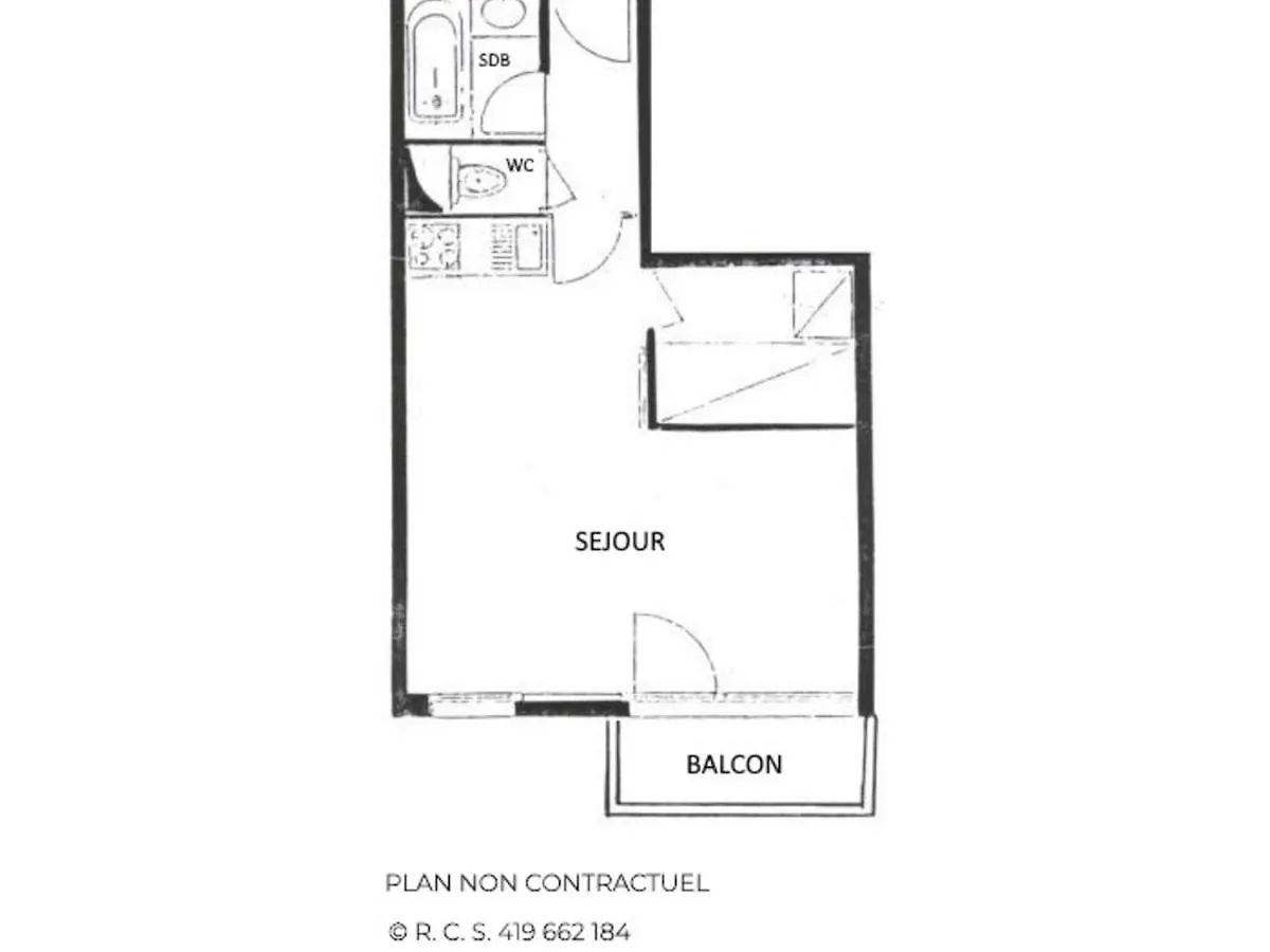 Studio Cabine Renove Avec Cuisine Equipee Aux Menuires - Fr-1-452-2 Saint-Martin-de-Belleville France